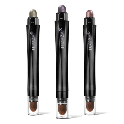 Miniatura 11 de 10 barras de sombra de ojos, brillo y neutro, color rosa champán, metálico, lápiz de sombra de ojos color crema con resistente a las manchas y al