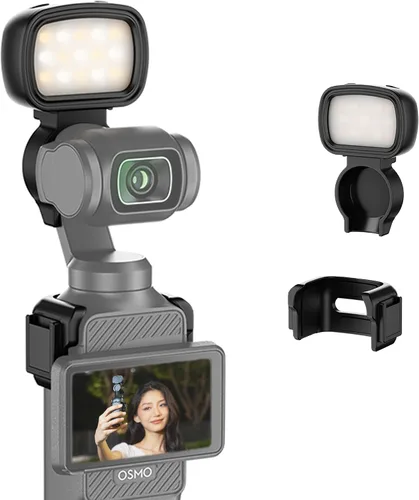 Miniatura 10 de JJC Luz LED para Insta360 Ace Pro 2 accesorios, accesorio de luz de relleno auxiliar magnética, recargable IPX5 impermeable, mini luz de video