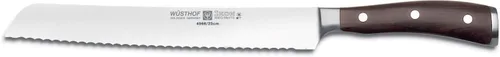 Miniatura 3 de Wusthof IKON - Cuchillo para pan, 8 pulgadas, color marrón