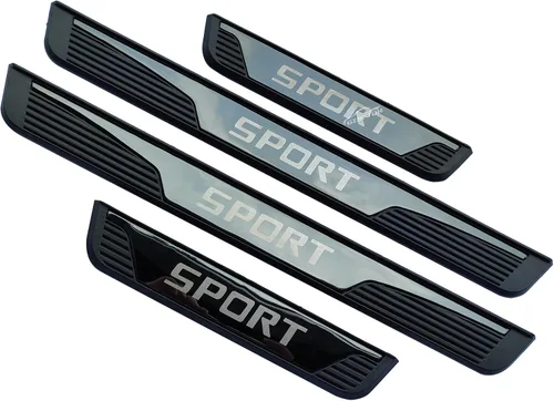 Miniatura 4 de Protector de rasguños para umbral de puerta de automóvil, para Chevy Blazer Trax Bolt EV/EUV, accesorios de automóvil, cubierta de acero para placa