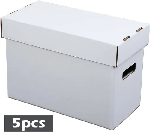 Miniatura 2 de G-PLUS Caja de almacenamiento para cómics de cómics con capacidad para 150-175 cómics, plegable, a prueba de humedad, 5