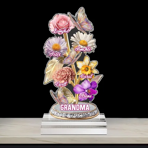 Miniatura 34 de Cada rosa contiene una pieza de tu lámpara de corazón, placa de rosa personalizada con nombre de 1 a 10 niños, luz LED personalizada para mamá, flor