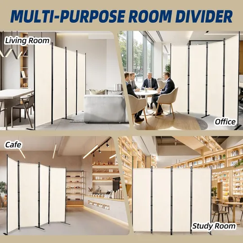 Miniatura 7 de Divisor de habitación y pantallas plegables de privacidad, pantalla de pared amplia para separación de habitaciones, divisores de habitación, panel