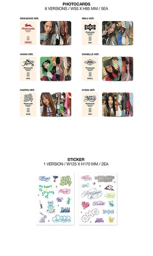 Miniatura 8 de NEWJEANS OMG 1st Winter Single Album ( MESSAGE CARD Ver. - MINJI ) K-POP SEALED
