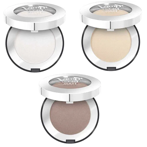 Miniatura 3 de Pupa Milano Sombra de ojos mate Vamp! Sombra de ojos compacta con efecto mate, alta mezclabilidad, color intenso, textura suave, da a los ojos un