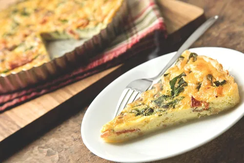 Miniatura 5 de Fox Run Sartén redonda para tarta/quiche con fondo extraíble, acero estañado, 9.5 pulgadas