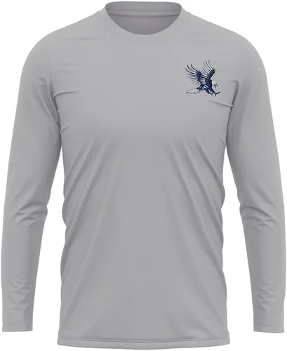 Miniatura 220 de Camisa deportiva de manga larga oficial de la NCAA Collegiate para hombre, con logotipo en el pecho izquierdo, colección Athletic Heather