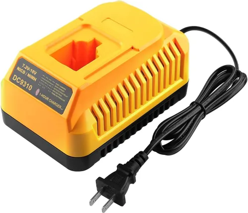 Powilling DC9310 Cargador rápido de repuesto para cargador de batería Dewalt de 18 V DC9096 DC9098 DC9099 DC9091 DC9071 DE9057 DW9096 compatible con
