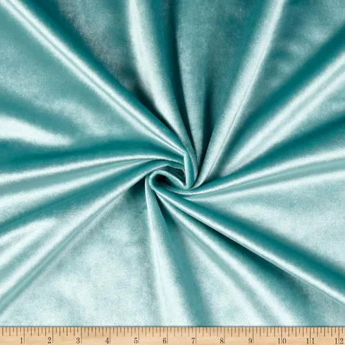Miniatura 8 de Velveteen White, Soft Velvet Fabric Cut by The Yard, 72 Inch. in Width, Ideal Material for Upholstery Coaches and Chairs, Drapery, Pillows