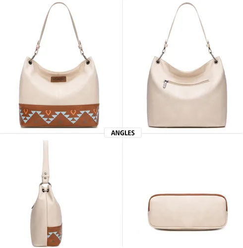 Miniatura 129 de Wrangler Hobo - Bolsas para mujer de cuero vegano con asa superior, bolsos de hombro y bolsos