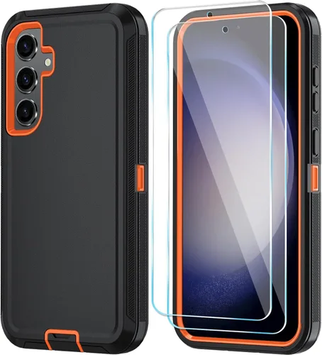 Miniatura 16 de ONOLA Funda para Samsung Galaxy S23 FE con protector de pantalla HD, resistente, a prueba de golpes y caídas, 3 capas, para Galaxy S23 FE de 6.4
