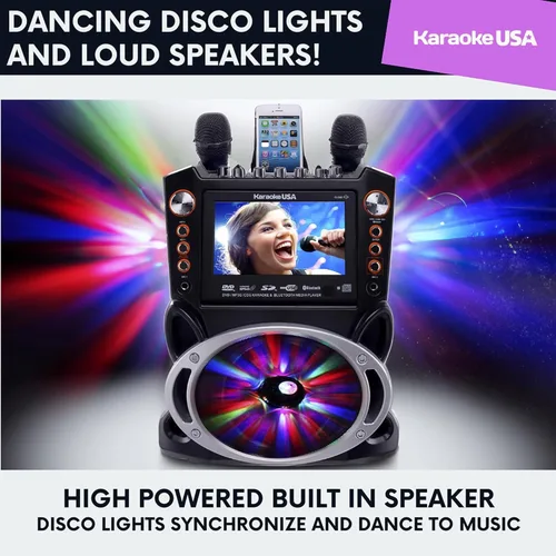 Miniatura 7 de Karaoke USA Sistema de karaoke portable GF839, color negro, talla única