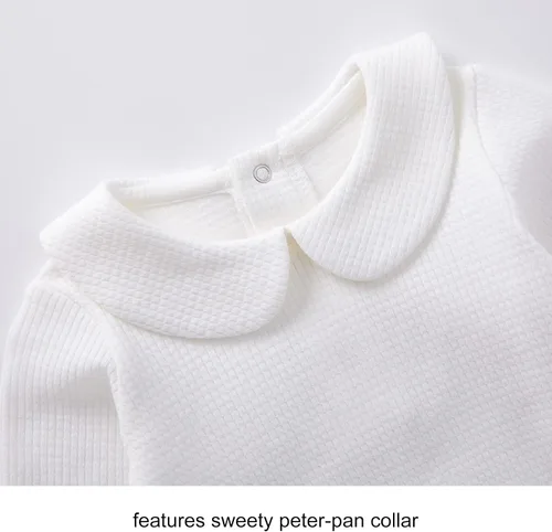 Miniatura 84 de pureborn Mameluco de algodón súper suave para bebés niños y niñas de 0 a 24 meses