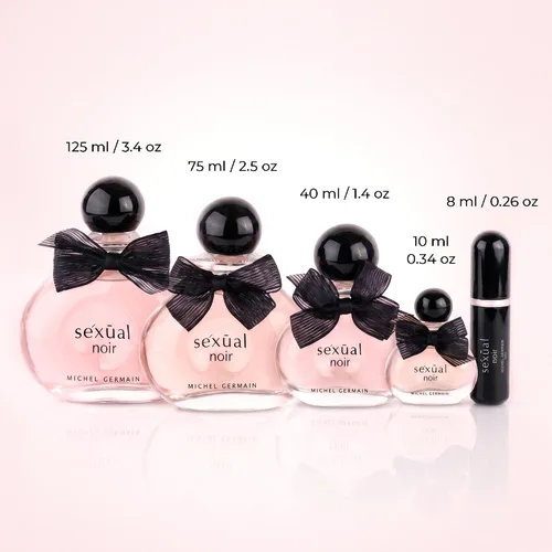 Miniatura 3 de Michel Germain Sexual Noir Eau de Parfum Fragancia en aerosol, notas altas de fresas, mandarina y lima, regalo floral cálido y sensual de larga