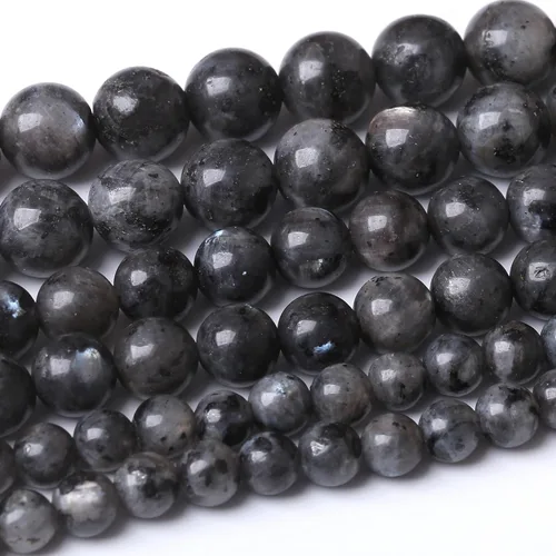 Miniatura 39 de Cuentas sueltas redondas de obsidiana dorada negra de 0.394 pulgadas (0.394 in), cuentas de gemas naturales, cuentas de piedra energética de cristal