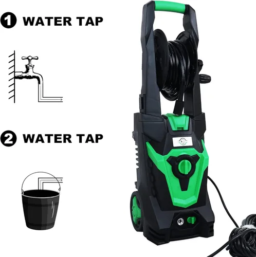 Miniatura 4 de Elevon Lavadora eléctrica de alta presión con paquete de detallador, 2030 PSI, 1.8 GPM, 1800 vatios