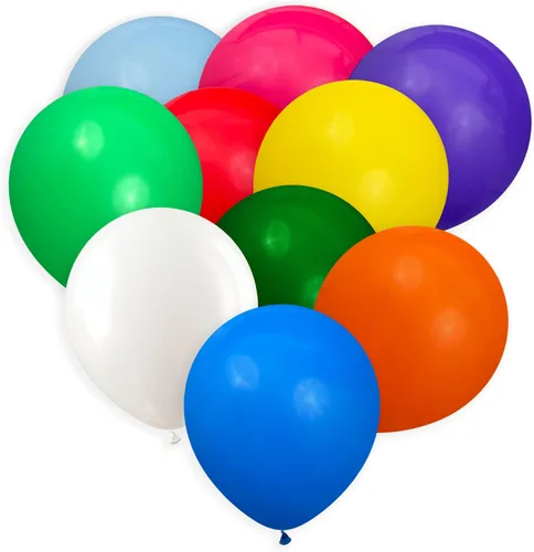 Miniatura 23 de Paquete de 50 globos de color azul claro, globos de látex azul bebé de 12 pulgadas, paquete de globos para cumpleaños, bodas, baby showers