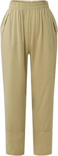 Miniatura 4 de Fashion Women Solid Colour Loose Cotton and Linen Casual Pants Home Harem Pants