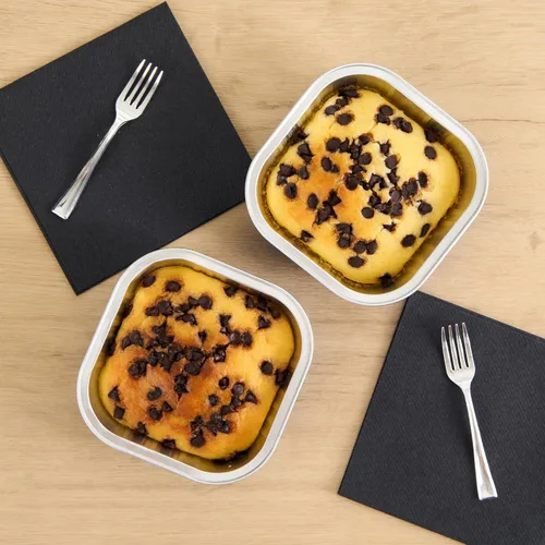 Miniatura 9 de Restaurantware - Moldes desechables, paquete de 100 tazas cuadradas de aluminio para hornear de 10 onzas - Las tapas se venden por separado, listas