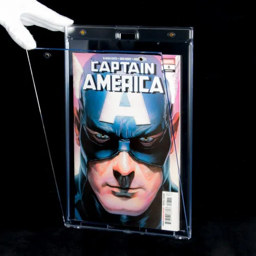 Miniatura 4 de Estuches magnéticos de 2 quilates para cómics – Soportes transparentes para cómics de un solo toque, protectores de losas de cómics de protección
