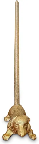 Miniatura 14 de WallCharmers Soporte para toallas de papel dorado, soporte de papel higiénico o de cocina de metal para piso o encimera, rana dorada