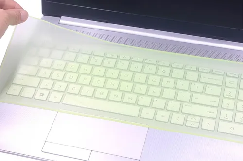 Miniatura 7 de Funda protectora de teclado universal de silicona de 12.2 x 5.1 pulgadas para portátil de 13.3 pulgadas y 14 pulgadas (sin teclado numérico), Azul
