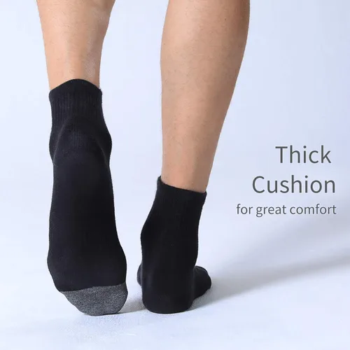 Miniatura 5 de FITRELL Paquete de 6 calcetines deportivos acolchados para hombre, calcetines deportivos para correr, 7-99-1212-15