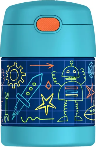 Miniatura 28 de THERMOS FUNTAINER - Tarro de alimentos aislado de 10 onzas, tarro de comida para niños con cuchara plegable, Spider-Man
