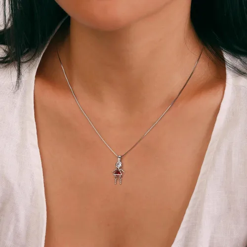 Miniatura 6 de Birthstone Baby Boy Charms for Mom by Ginger Lyne Birthday Kids Girl Pendants for Grandma Family Tree Necklace for Women Cubic Zirconia Sterling
