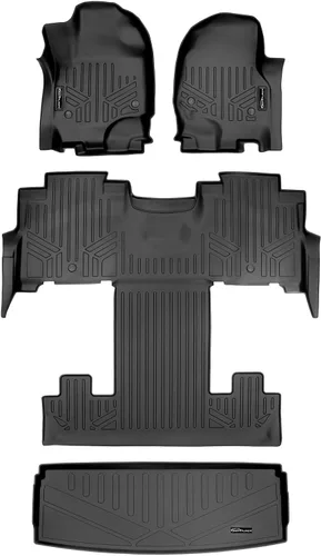 Miniatura 19 de SMARTLINER Juego de alfombrillas de primera fila compatibles con Ford Expedition 2018-2025 Ford Expedition 2018 - 2024