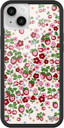 Miniatura 51 de Fundas Wildflower - Realización Par x Devon Lee Carlson, Compatible con Apple iPhone 13/14 Rojo, Ranas, Colaboración - Protector de goma negro