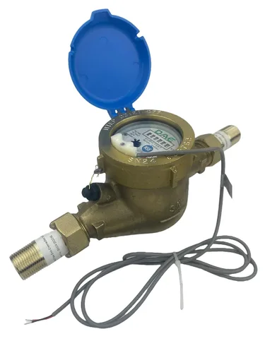 Miniatura 11 de DAE Medidor de agua caliente sin plomo MJ-75R NTEP, acoplamientos NPT de 3/4", salida de pulso, galón