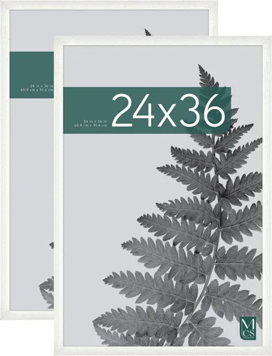 Miniatura 36 de MCS Studio Gallery Marco para Póster de 16x24 Pulgadas, Veta de Madera Negra, Madera Diseñada, Colgado Vertical y Horizontal en Pared, Marco Grande