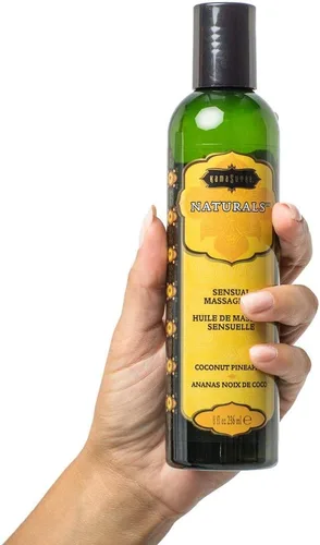Miniatura 2 de Kama Sutra Naturals Aceite de masaje, piña de coco, 8 onzas