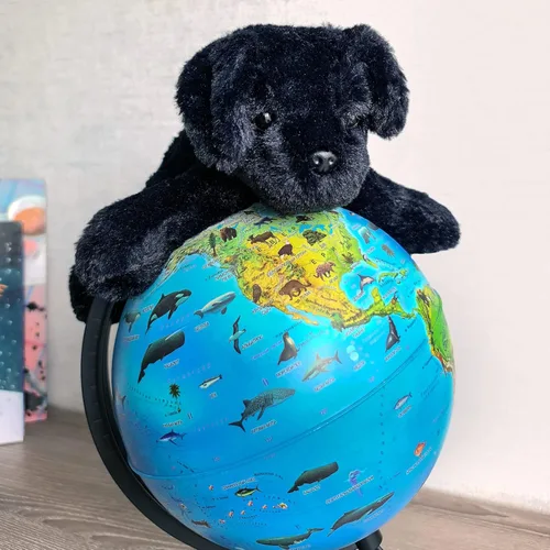 Miniatura 2 de WEIGEDU Small Retrievers Labs Labrador Cachorro Perro Animales de Peluche Juguetes de Felpa para Niños Niñas Cumpleaños Hora de Dormir Pascua, 7.9