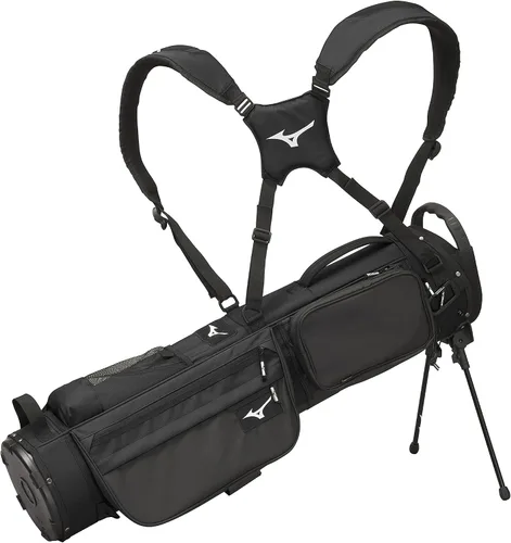 Mizuno BR-D2 Bolsa de transporte para golf | Divisor superior de 4 vías | 2 divisores de longitud completa | Correas de hombro duales | Mini patas