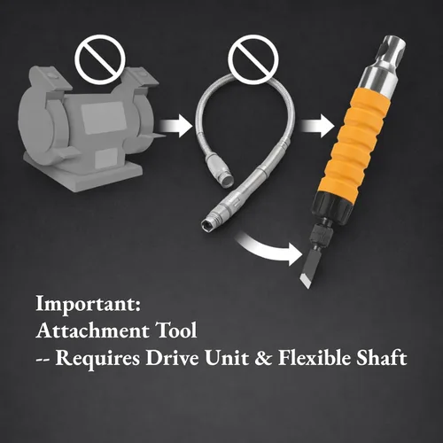 Miniatura 8 de AUNMAS Cuchillo de grabado de cincel eléctrico para carpintería, accesorios de herramienta para carpintería y grabador, 5 cuchillas y 1 llave