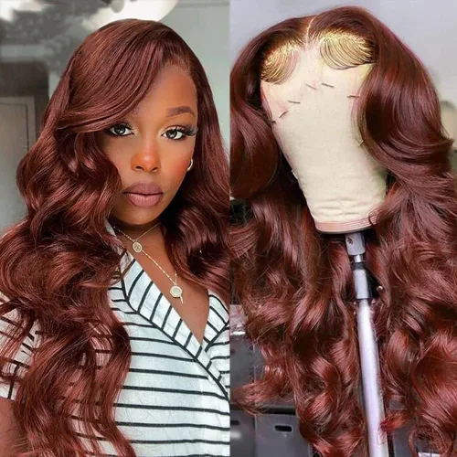 Miniatura 20 de Peluca Rubia Miel Cabello Humano Body Wave 13x6 Encaje Frontal Pelucas de Cabello Humano Para Mujeres Negras 22 Pulgadas