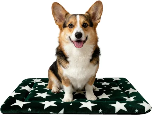 Miniatura 41 de Tapete de Cama para Perro - Tapetes de Cama Reversibles para Jaula de Perro, Suave y Transpirable, Almohadilla para Perrera, Cama de Jaula Duradera