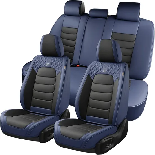 Miniatura 40 de FLORICH Fundas de asiento delantero, 2 piezas, fundas de asiento para automóviles, fundas de asiento universales de cuero de lujo, accesorios