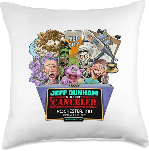 Miniatura 5 de JEFF DUNHAM Rochester, MN (2023) - Almohada de 16 x 16 pulgadas, multicolor