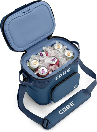Miniatura 28 de CORE - Bolsa de enfriador suave a prueba de fugas magnética con cremallera impermeable Bolsa aislada enfriador portátil Mejor enfriador suave