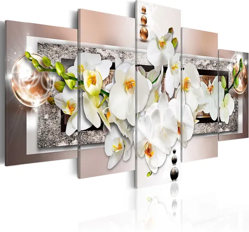 Miniatura 41 de Lienzo decorativo con impresión artística de diseño de orquídea de Artgeist Orquídea #01