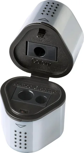 Miniatura 3 de Faber-Castell Caja Sacapuntas Trio Grip 2001 Plata Plateado