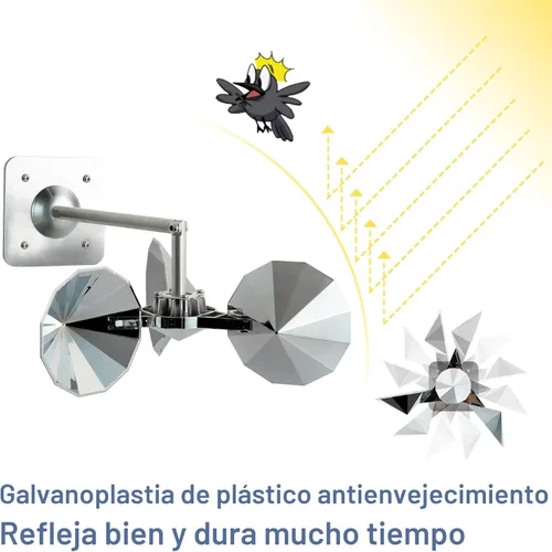 Miniatura 2 de Dispositivo Reflectante para Asustar Pájaros OFFO, Reflector de Aves para Mantener alejados a las Palomas, Pájaros Carpinteros y Gorriones para Uso