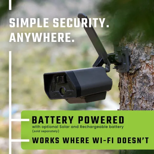 Miniatura 2 de Cámara de Seguridad Celular TACTACAM Defend: LTE, Sin Necesidad de WiFi, Foto 4K + Video 1080p, Flash IR de 100 Pies, 8GB Internos + SD