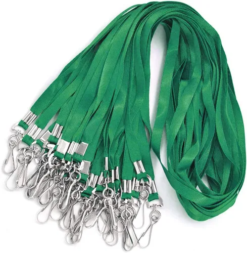 Miniatura 14 de Bird Fiy Cordones a granel para insignias de identificación, paquete de 50 unidades, cordón plano de nailon para identificación