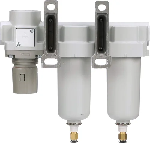 Miniatura 5 de PneumaticPlus SAU430-N06DG-MEP Sistema de secado de aire de tres etapas Filtro de aire de partículas, filtro coalescente, regulador de presión