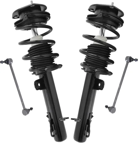 Miniatura 11 de Detroit Axle - Kit de 4 piezas RWD Puntales Delanteros Barras Estabilizadoras para Ford F-150 2021 2022 2023 2024, 2 Puntales con Resorte Helicoidal