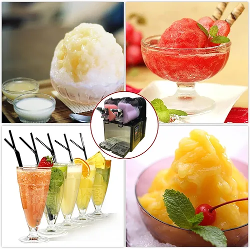 Miniatura 4 de Dispensador comercial de granizado, máquina de cóctel de acero inoxidable para granizados - 7-2?, refrescante delicioso batido de té helado y jugo
